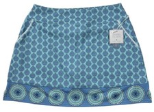 NWT Sigrid Olsen Skort Skirt XS S M L XL Blue Pockets Golf Tennis Pickleball D1