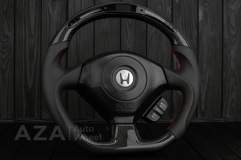 Volante Honda S2000 s2k Custom Fibra Carbono LED AP1/2 2001-2009 Foto 3 de 4