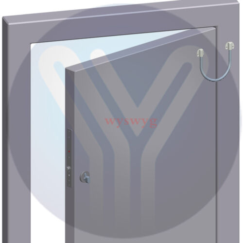 YLI YB-630C elektrisch abgeschrägte Drop Bolt Lock Ausfall sichern Schlüssel manuell entriegeln - Bild 6 von 6