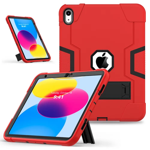 For iPad 9th 8th 7th Gen 10.2 Shockproof Heavy Duty Hard Rubber Cover Stand Case - Picture 104 of 122