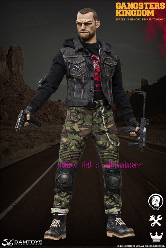 Damtoys Gk003mx 1/6 Gangsters Kingdom Spades J Memory Greg Action