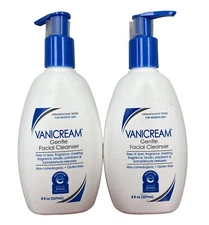 Vanicream Gentle Facial Cleanser with Pump Dispenser 8oz ( 2 pack )  