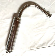 Chrome muffler 4-stroke 49cc Huasheng Motor BIKE GAS ENGINE 142F