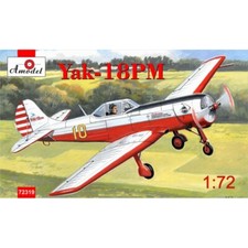 Yakovlev Yak18PM aerobatic aircraft Amodel 72319 Plastic model airplane kit 1:72