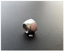 M5 x 0.8 Nylon Insert Lock Nut Zinc Plated Pack of 40 US Seller