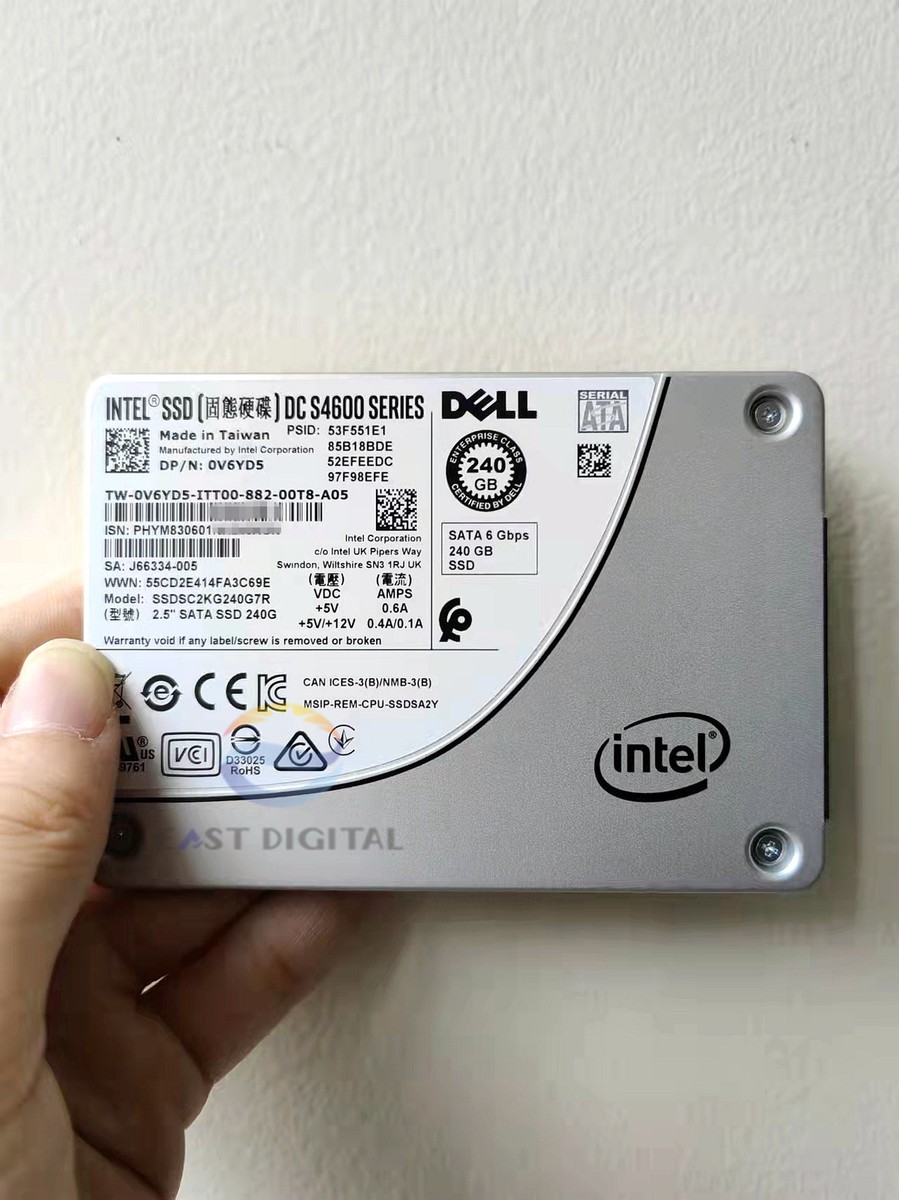 Ssd Dc Intel S4600 Intel DC S4500 Series 960GB SSD Inch SATA3