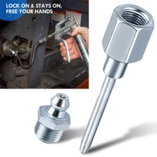 Grease Gun Needle Tip Narrow Grease Needle Nozzle Adapter,Needle Grease Fittings