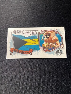 Bahamas - Flaggen der Welt FOTW-13 - TOPPS Allen & Ginter 2024