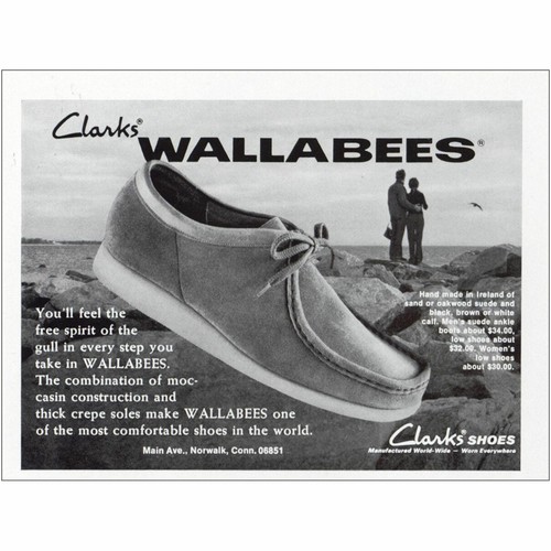1973 Clarks Wallabees: Feel the Free 