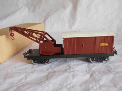 French Hornby calibre O SNCF vagón grúa avería años 50 París meccano - Imagen 3 de 7
