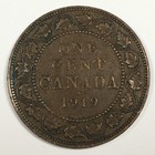 1919 Canada 1 Cent - George V - Very Fine (VF) KM#21 - 5403-AH — photo 3