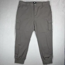 Paige Roxburgh Jogger Men's 40 x 28.5 Brown Pockets Pants M933H97-3906