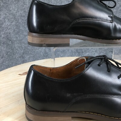 Carlo Morandi Men Oxford Dress Work Shoes Black Carlo Morandi Shoes Mens 8.5 D Dress Plain Toe Oxford B36701  main image 3
