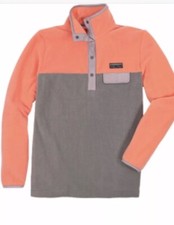 simply southern fleece pullover Fleece size Large Orange  Gray New With Tags.