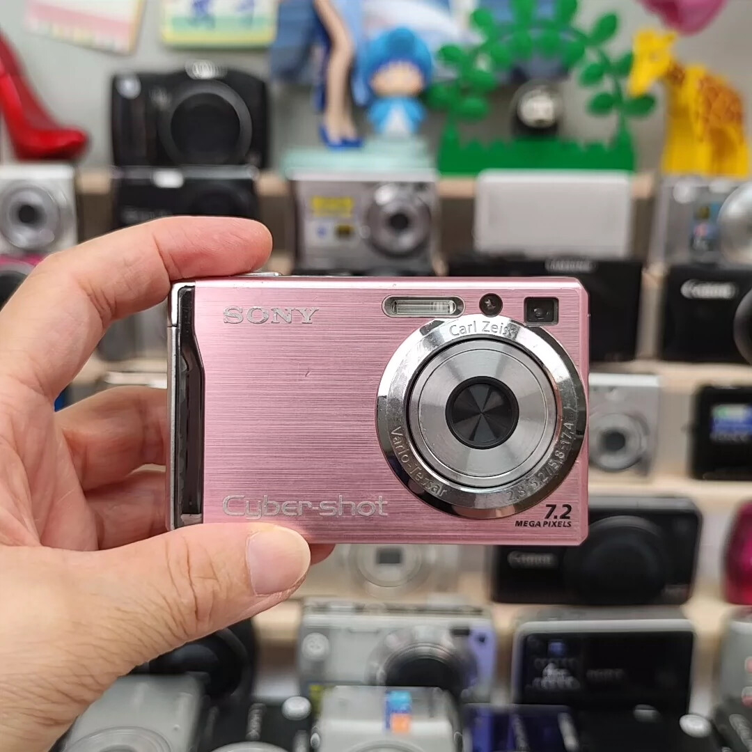Sony Cybershot DSC W80 7.2MP Digital Camera w/3x Optical Zoom 90