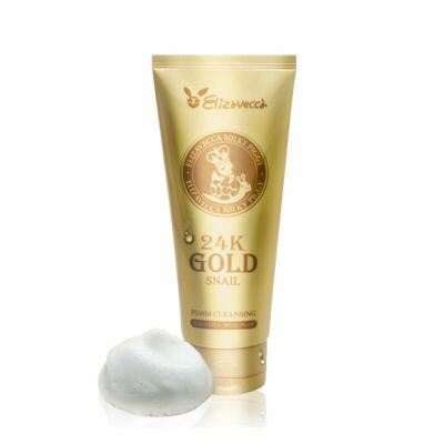 Elizavecca 24k Gold Snail Cleansing Foam 180ml (Tracking)