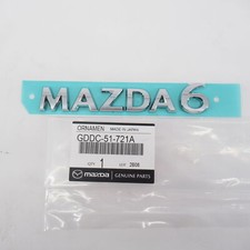 Placa de identificación trasera genuina OEM Mazda GDDC-51-721A "MAZDA 6" 2019-2021 Mazda 6