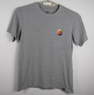 SPRZ NY X Eames Office Size Small Grey Cotton Rainbow Graphic T Shirt