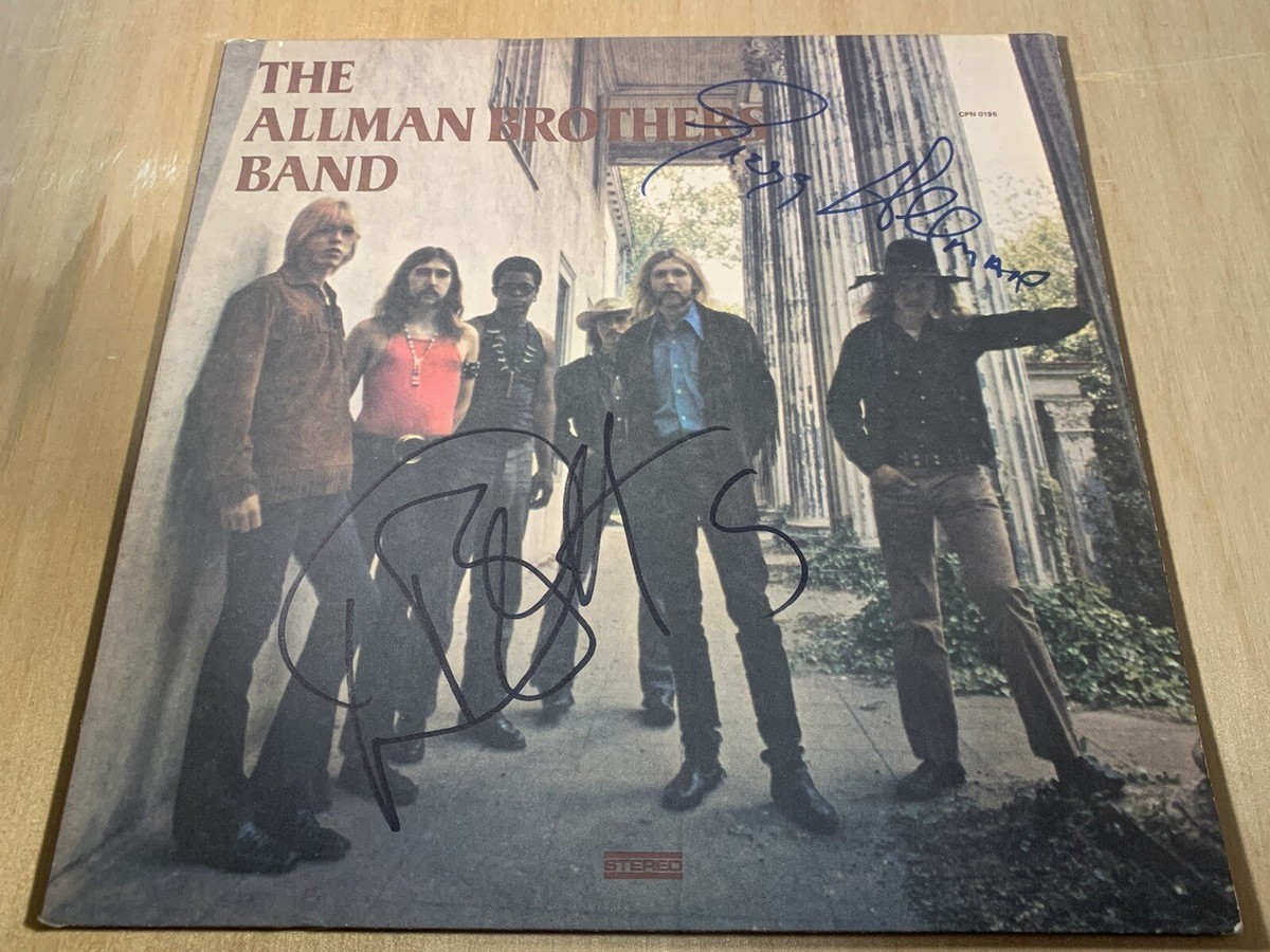 The Allman Brothers Band signed self titled Debut Vinyl Lp X2
