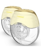MISSAA Wearable Breast Pump, High Efficient Hands Free Pumps with 3 Modes  8 Le