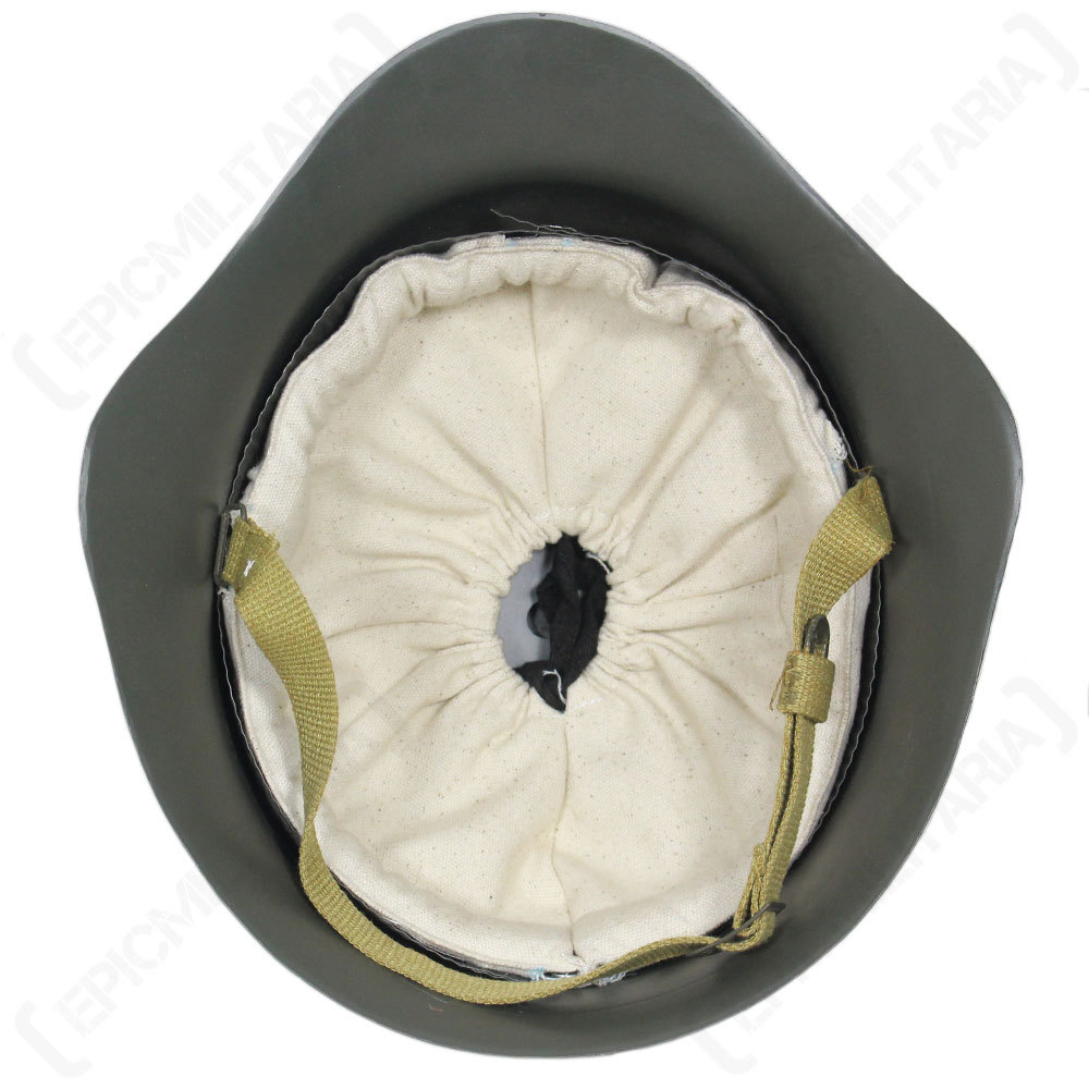 WW2 Russian M36 Helm - Soviet Steel Kaska Pot with Leather Liner