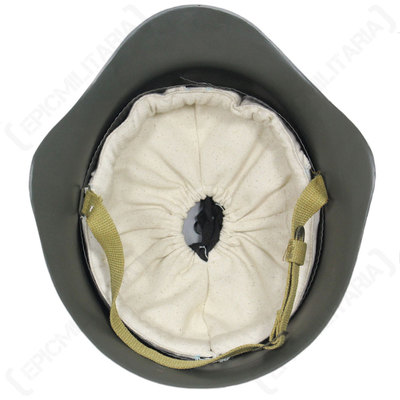 WW2 Russian M36 Helm - Soviet Steel Kaska Pot with Leather Liner