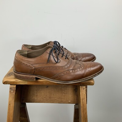 M&S Luxury Collection Classic Tan Brogue Lace up Shoes UK UK