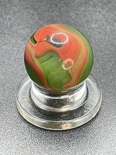 Alley Agate Marble Alley Coral Marble Vintage Marbles 0.591