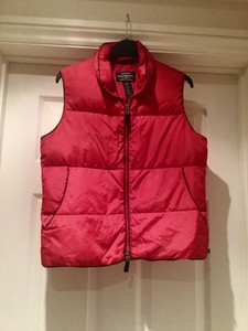 RALPH LAUREN POLO JEANS Womens Down Body Warmer | Puffer Gilet Red small | eBay