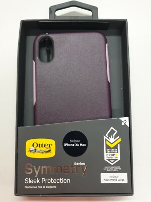 OtterBox Symmetry Serie Hartschalenhülle Cover für Apple iPhone XS Max kastanienbraun/violett