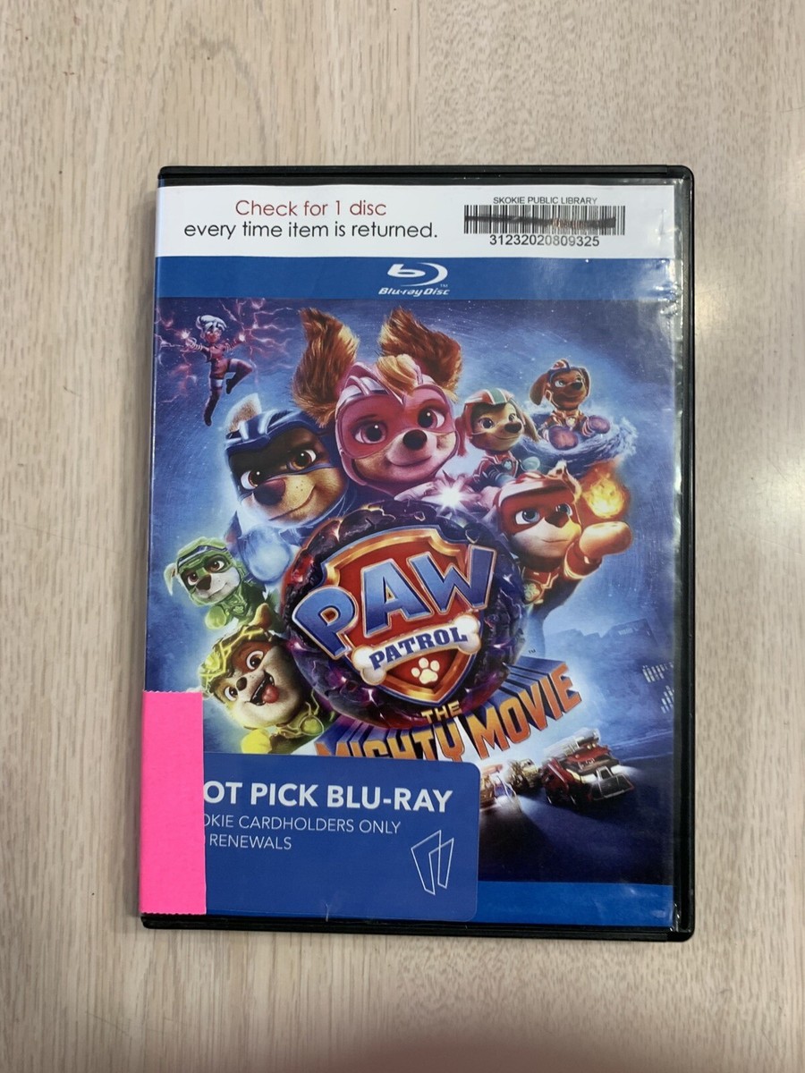 PAW PATROL THE MIGHTY MOVIE BLU-RAY MOVIE 2023 PLAYS GREAT