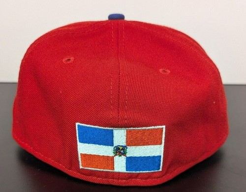 New Era Dominican Republic 59FIFTY Fitted Hat World Baseball Classic Red Blue - Picture 3 of 14