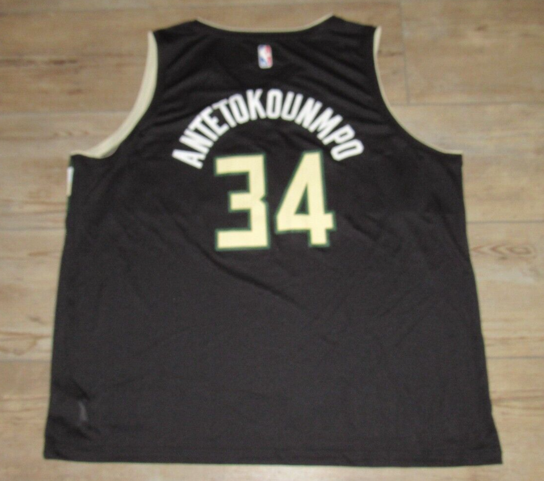 Fanatics Milwaukee Bucks Giannis Antetokounmpo #34 Black