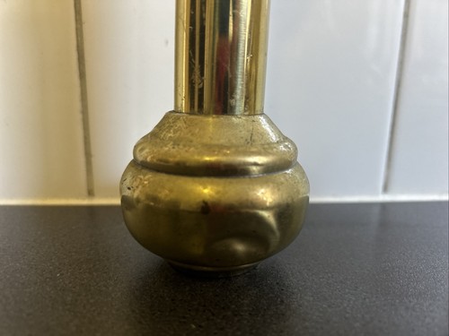 Pair Nautical Style Spring Loaded Brass Candle Stick Holders not complete - Picture 11 of 13