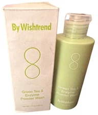 BY WISHTREND Green Tea and Enzyme Powder Wash 3.38 oz