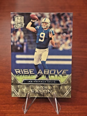 2020 Panini Spectra Rise Above Jacob Eason #RI-3 Rookie (RC) 1/1 One of One