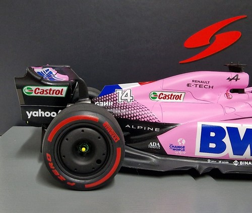 Spark 1:18 Modelo Auto Die Cast F1 Alpine A522 Alonso 2022 Modelismo Estático - Imagen 6 de 12