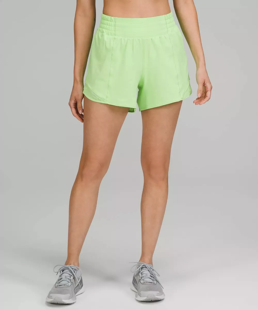 Lululemon Hotty Hot Short High-Rise 4 *Seersucker - Algae Green