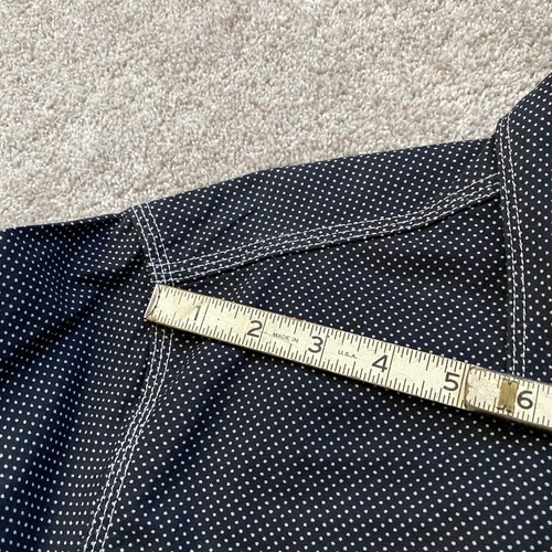 Freenote Cloth San Juan Capistrano Polka Dot Navy Work Shirt 100% Cotton Small S - Picture 11 of 14
