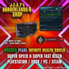 Borderlands 4✨ MODDED PEARL INFINITE HEALTH SPEED SHIELD BL4 ✅PC-PS-XBOX✨
