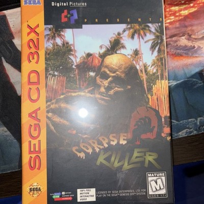 Corpse Killer (Sega CD 32X, 1994) Authentic Game, Sealed, Has Some Tears
