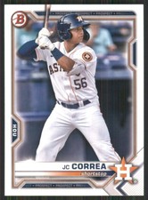 2021 Bowman Draft #BD-29 JC Correa Houston Astros 3585