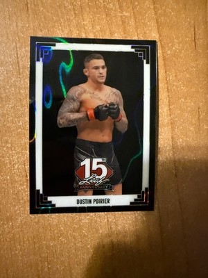 2025 Leaf National Convention - Dustin Poirier - Black Lava Promo #d 2/2