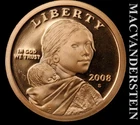 2008-S Sacagawea Dollar Proof — photo from another recent sale