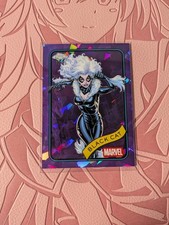 2025 Topps Chrome Marvel Sapphire Purple 15/15 Black Cat #106 Book end 🐈‍⬛