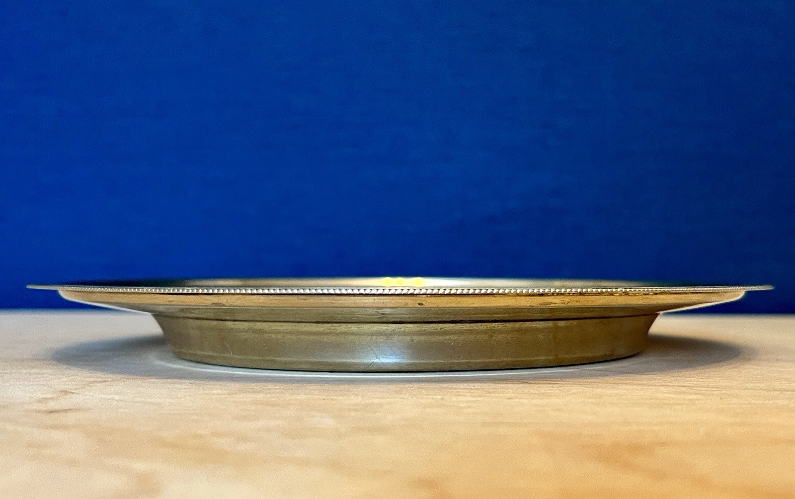 Vintage Silver Plated Salver Tray FB Rogers 19cm Ornate Serving Plate image 9