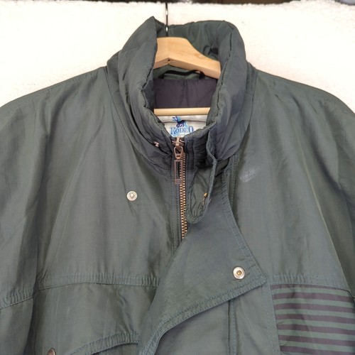 Vintage Rodeo Skianzug Herren Large olivgrün Einteiler Schneeanzug Winter Overall - Bild 11 von 15