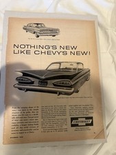 1959 Chevrolet Impala Original Hot Rod Magazine Vehicle Ad