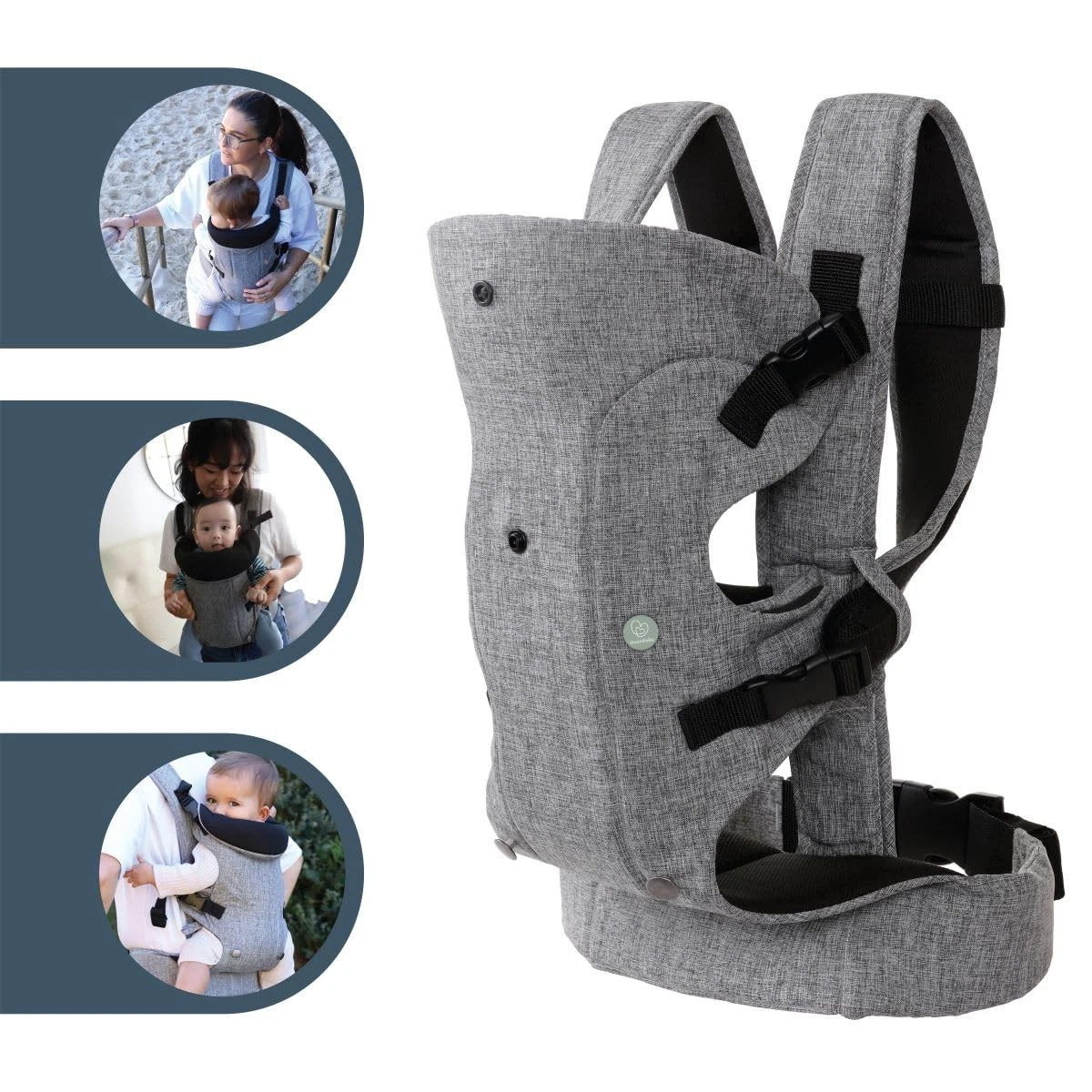 Dreambaby Journey Baby Carrier Gray 7.7–33 lbs New in Box Ergonomic Infant Carri