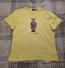 Polo Ralph Lauren Polo Bear Outdoor Classic Fit T Shirt Bright Yellow Men's XL